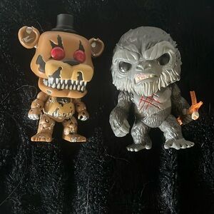 Freddy & King Kong funko